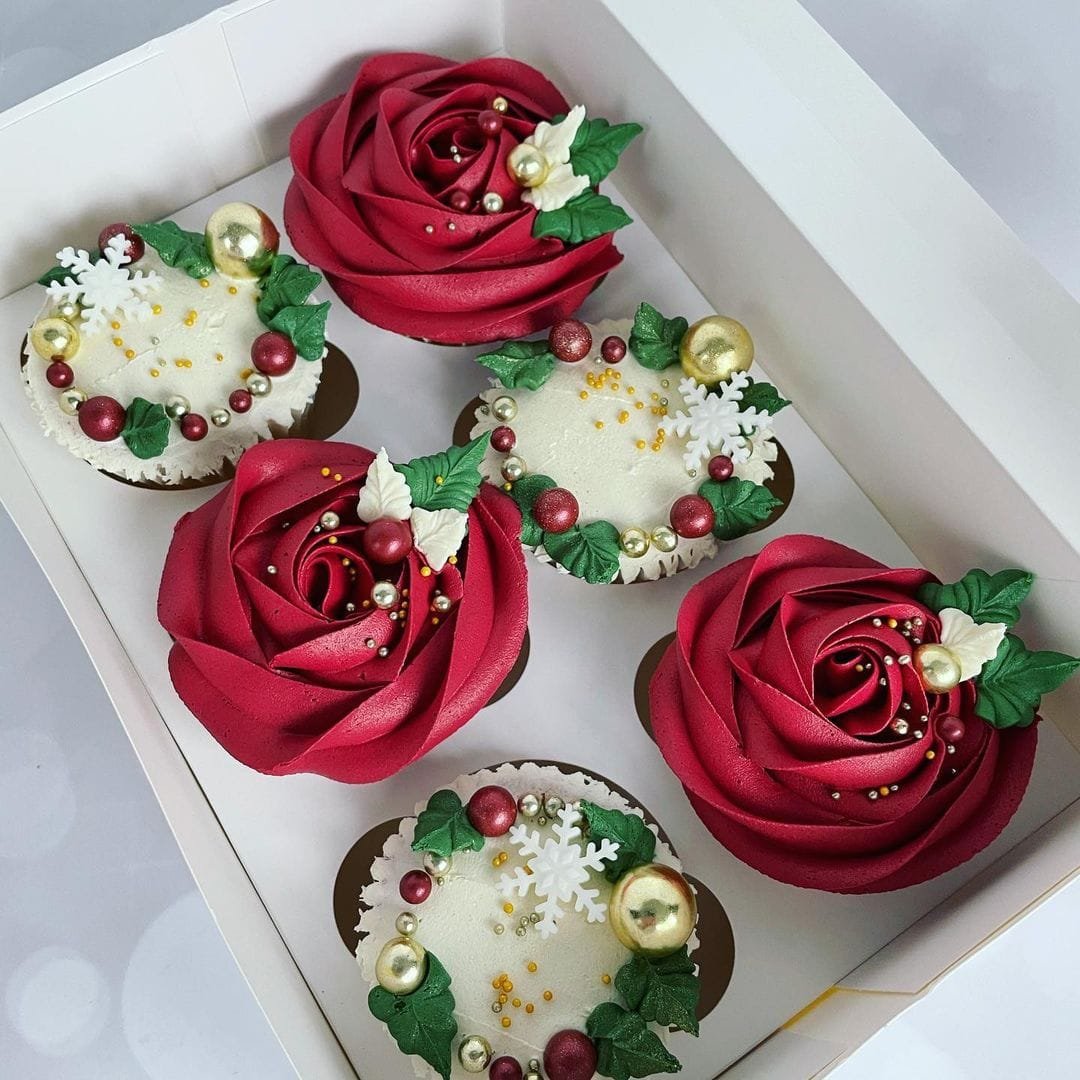 Merry Xmas Cupcakes | Best Christmas Cupcake Delivery in Lagos – Zuzu Delight