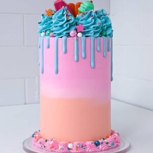 Funfetti Ombre Cake