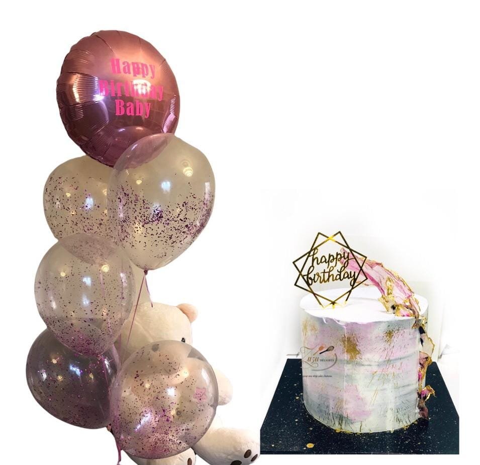 Single Set Personalized clear Helium Balloon - Image 3
