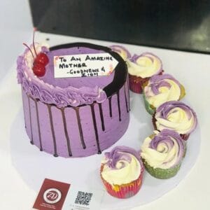 6 Inch Mini Cake & Cupcake Combo