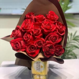 Adelya - Red Roses Bouquet