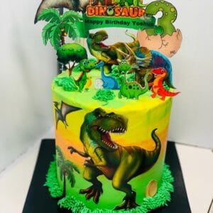Dinosaur cake
