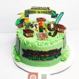 Minecraft Cake for Kids