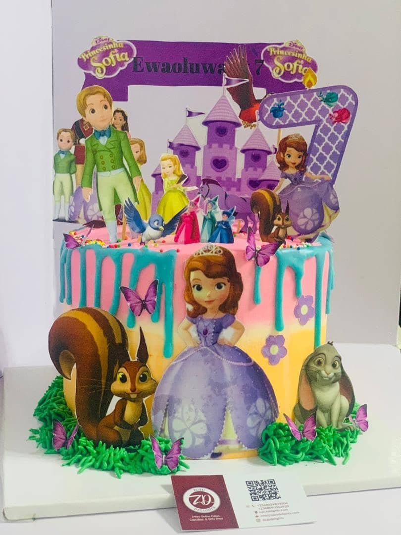 Sofia The First Cake - Image 2