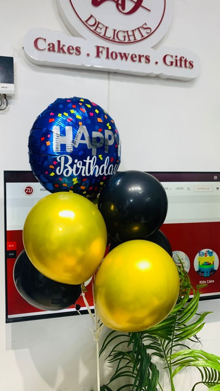 HBD Balloon Bouquet - Image 4